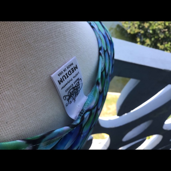 Sport Couture Swimdress in Blue and Green Mermaid Pattern - Picture 5 of 5